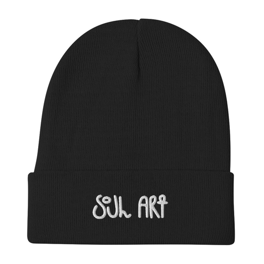 "SOUL ART" Embroidered Beanie